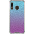 Cheetah Print Purple and Blue Galaxy A30 Clear Case