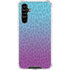 Cheetah Print Purple and Blue Galaxy A54 5G Clear Case