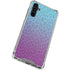 Cheetah Print Purple and Blue Galaxy A54 5G Clear Case