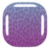 Cheetah Print Purple and Blue Galaxy Buds Pro Skin