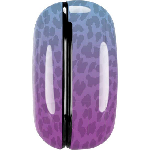 Cheetah Print Purple and Blue Galaxy Buds Pro Skin
