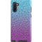 Cheetah Print Purple and Blue Galaxy Note 10 Pro Case