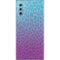Cheetah Print Purple and Blue Galaxy Note 10 Skin