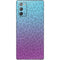Cheetah Print Purple and Blue Galaxy Note20 5G Skin