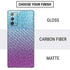 Cheetah Print Purple and Blue Galaxy Note20 5G Skin