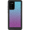 Cheetah Print Purple and Blue Galaxy Note20 5G Waterproof Case