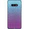 Cheetah Print Purple and Blue Galaxy S10e Skin