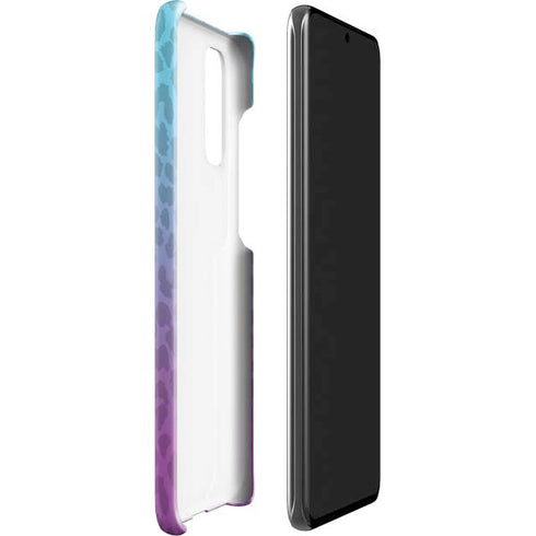 Cheetah Print Purple and Blue Galaxy S20 Lite Case