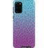 Cheetah Print Purple and Blue Galaxy S20 Plus Pro Case