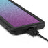 Cheetah Print Purple and Blue Galaxy S20 Plus Waterproof Case