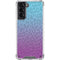 Cheetah Print Purple and Blue Galaxy S21 5G Clear Case