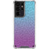 Cheetah Print Purple and Blue Galaxy S21 Ultra 5G Clear Case
