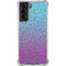 Cheetah Print Purple and Blue Galaxy S22 Clear Case
