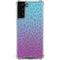 Cheetah Print Purple and Blue Galaxy S22 Plus Clear Case