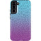 Cheetah Print Purple and Blue Galaxy S22 Plus Pro Case
