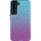 Cheetah Print Purple and Blue Galaxy S22 Pro Case