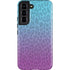 Cheetah Print Purple and Blue Galaxy S22 Pro Case