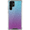 Cheetah Print Purple and Blue Galaxy S22 Ultra Clear Case