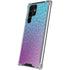 Cheetah Print Purple and Blue Galaxy S22 Ultra Clear Case
