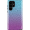 Cheetah Print Purple and Blue Galaxy S22 Ultra Pro Case