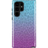 Cheetah Print Purple and Blue Galaxy S22 Ultra Pro Case