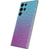 Cheetah Print Purple and Blue Galaxy S22 Ultra Skin