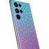 Cheetah Print Purple and Blue Galaxy S22 Ultra Skin
