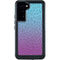 Cheetah Print Purple and Blue Galaxy S23 Plus Waterproof Case