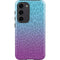 Cheetah Print Purple and Blue Galaxy S23 Pro Case