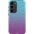 Cheetah Print Purple and Blue Galaxy S23 Pro Case