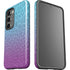 Cheetah Print Purple and Blue Galaxy S23 Pro Case