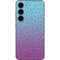 Cheetah Print Purple and Blue Galaxy S23 Skin