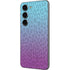 Cheetah Print Purple and Blue Galaxy S23 Skin