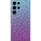 Cheetah Print Purple and Blue Galaxy S23 Ultra Skin