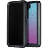 Cheetah Print Purple and Blue Galaxy S23 Waterproof Case