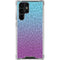 Cheetah Print Purple and Blue Galaxy S24 Ultra Clear Case