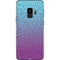 Cheetah Print Purple and Blue Galaxy S9 Skin