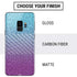Cheetah Print Purple and Blue Galaxy S9 Skin