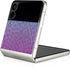 Cheetah Print Purple and Blue Galaxy Z Flip3 5G Skin