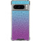 Cheetah Print Purple and Blue Google Pixel 8 Pro Clear Case