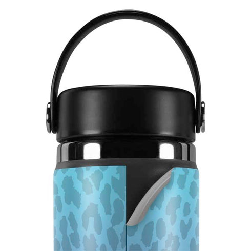 Cheetah Print Purple and Blue Hydro Flask 20oz Wide Mouth Skin