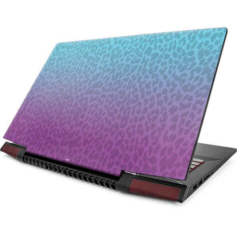 Cheetah Print Purple and Blue Lenovo IdeaPad Skin