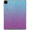 Cheetah Print Purple and Blue iPad Pro 12.9in (2020) Clear Case