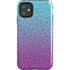 Cheetah Print Purple and Blue iPhone 11 Impact Case