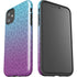 Cheetah Print Purple and Blue iPhone 11 Impact Case