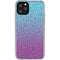 Cheetah Print Purple and Blue iPhone 11 Pro Clear Case