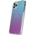 Cheetah Print Purple and Blue iPhone 11 Pro Clear Case