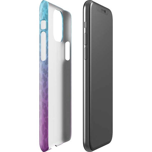 Cheetah Print Purple and Blue iPhone 11 Pro Lite Case
