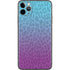 Cheetah Print Purple and Blue iPhone 11 Pro Max Skin