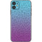 Cheetah Print Purple and Blue iPhone 11 Skin